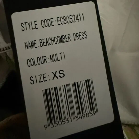 NWT Elliatt Off-Shoulder Beachcomber Sheath Dress size XS - Picture 3 of 8